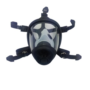 Maschera antigas per respiratore a pieno facciale con respiratore a ossigeno in gomma siliconica di vendita calda - Product Image 3