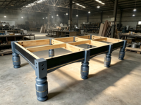 Table de billard en bois massif de 12 pieds avec plateau en ardoise, taille compétition, professionnelle pour la maison, la salle de jeux et le club