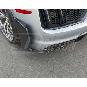 Parachoques trasero de fibra de carbono Canards laterales para Audi R8 Gen2 2016-2019 - Product Image 3