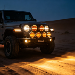 Par de Luces LED de 9 Pulgadas y 150 W para Camioneta, Compatibles con Baja Designs LP9 Pro KC HiLiTES Rigid 360 Jeep Wrangler - Product Image 1