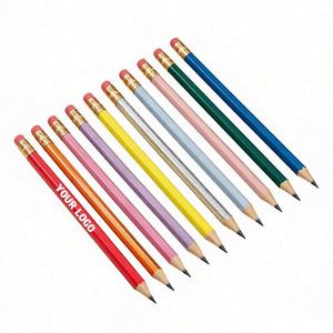 Lápices de Madera Personalizados al por Mayor para el Regreso a Clases, Lápiz Hexagonal, Redondo y Triangular de 7 Pulgadas con Goma de Borrar, Minas HB, 2B y 2H - Product Image 1