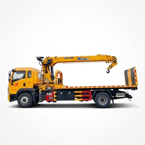 Camion de dépannage HOWO 4x2 avec grue hydraulique et plateau inclinable pour le récupération des véhicules en panne sur route - Product Image 3
