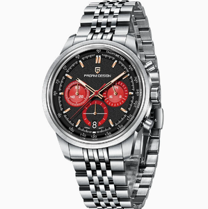 Montres à quartz pour hommes PAGANI DESIGN New 1827, mouvement japonais VK63, acier inoxydable, chronomètre, 100 m étanche, montre de business pour hommes - Product Image 4