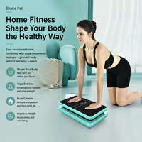 Plataforma Vibratoria Inteligente con Pantalla Táctil, Programable, de Velocidad Ajustable, para Todo el Cuerpo, con Control Remoto, para Gimnasio