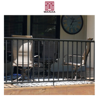 Fabricant WANJIA de balustrades extérieures, rampes d'escalier en aluminium, rampes de clôture en aluminium, rampes de sécurité en aluminium