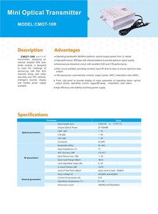 10dB máy phát quang 1550nm <span class=keywords><strong>1310nm</strong></span> máy phát truyền hình <span class=keywords><strong>Laser</strong></span> - Product Image 6