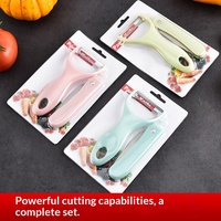 Ensemble de 2 éplucheurs flexibles pour légumes et fruits en métal, directement de l'usine, ustensile de cuisine, couteau à fruits