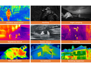 ルクレハルク デイナイト ハンドヘルド 熱画像 ハンティングカメラ ガイドスコープ ポータブル サーマルイメージング 単眼鏡 ハンティング用 - Product Image 6