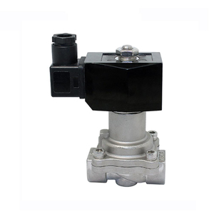 Vanne solénoïde vapeur COVNA DN25 1 pouce 2 voies 24 volts normalement fermée haute température en acier inoxydable - Product Image 3