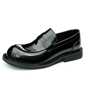 Chaussures décontractées légères avec semelle absorbant la transpiration et structure flexible, chaussures de tous les jours pour hommes, chaussures en cuir - Product Image 5