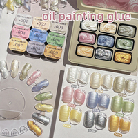 Crème de perles pour nail art, colle à base d'eau sans rinçage, texture couleur en relief, paillettes fines, pour créateur, DIY, non toxique, végétalien, longue durée pour ongles