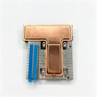 Dissipateur thermique à ailettes en aluminium sur mesure pour Mini PC NUC, OEM ODM, revêtement poudré noir, fabrication ISO, MOQ 1 pièce. HC-DF05-031401 T1