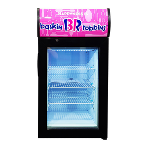 Meisda SD50B <span class=keywords><strong>50L</strong></span> Mini bar Vitrine réfrigérée Petite vitrine pour glaces et sucettes glacées - Product Image 1