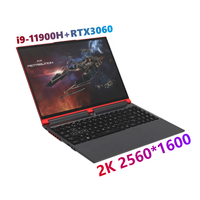 Laptop Gaming 2K Berkualitas Tinggi Intel Core I9 Generasi ke-11 16 Inci RTX3060 6G RAM 64GB SSD 2TB Thunderbolt 4