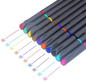 École Non toxique pas cher pointe Fine 10 couleurs assorties <span class=keywords><strong>dessin</strong></span> jurnal planificateur écriture marqueur stylo - Product Image 1