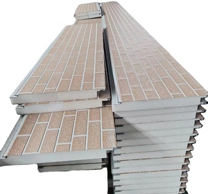Panneaux sandwich en mousse EPS, <span class=keywords><strong>isolation</strong></span> ignifuge, panneau mural imitation brique, bardage métallique décoratif pour <span class=keywords><strong>maison</strong></span> - Product Image 1