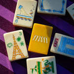 Acrylic Material - Elegant Game Set - Suitable Engraved Luxury Set American Mahjong Tiles for Adult <b>Entertainments</b> - Product Image 5