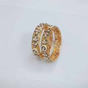 PADMAWATI Luxury Tungsten Gold Plated High Quality Women's Original Multi Color <b>Bangles</b> Set <b>Indian</b> Bridal Wedding Party Wear - Product Image 2