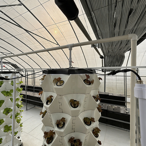 Sistema de cultivo de plantas de torre vertical hidropónica para interiores Columna aeropónica de invernadero con bomba como componente central - Product Image 6