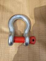 Manille à vis de type G209 US, forgée à chaud, galvanisée, pour levage, amarrage, remorquage marin et quincaillerie de remorquage