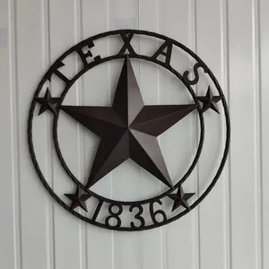 24 "Texas Stern Metall Wand Kunst Westlichen Dekor Eisen Wand Dekor