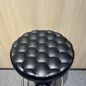 Sillas Redondas Modernas y Elegantes de Poliuretano PU, Silla Giratoria Negra para Hospital, Fábrica, Tienda, Salón, Estudio, Laboratorio, Planta, <span class=keywords><strong>Bar</strong></span> - Product Image 2