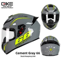 Casque de moto Qike unisexe toutes saisons en ABS, design intégral personnalisé, ajustement universel, certifié 3C, lien exclusif pour
