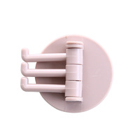 Haak Multifunctionele Muur Non-marking Hanger Roterende Sterke Bifurcated Kleverige Haak Punch-Gratis Badkamer Plank
