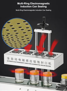 Máquina automática de sellado por inducción electromagnética con lámina de aluminio para tapas de botellas de vidrio y plástico, alimentos, bebidas y frascos de cosméticos - Product Image 5