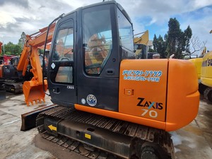 Miniexcavadora Hitachi ZX70 de alto rendimiento Máquina de construcción de ingeniería de pista de 7 toneladas a la venta - Product Image 6