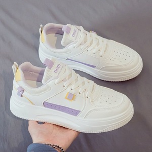 Zapatillas de Moda para Mujer, Diseño de Marca, Blancas, de Lujo, Nueva Colección 2025, PU - Product Image 1