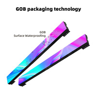 Écran LED GOB P1.2-P2 pour étagères, idéal pour les magasins de détail et les ascenseurs – Écran publicitaire intérieur/extérieur pour comptoirs
