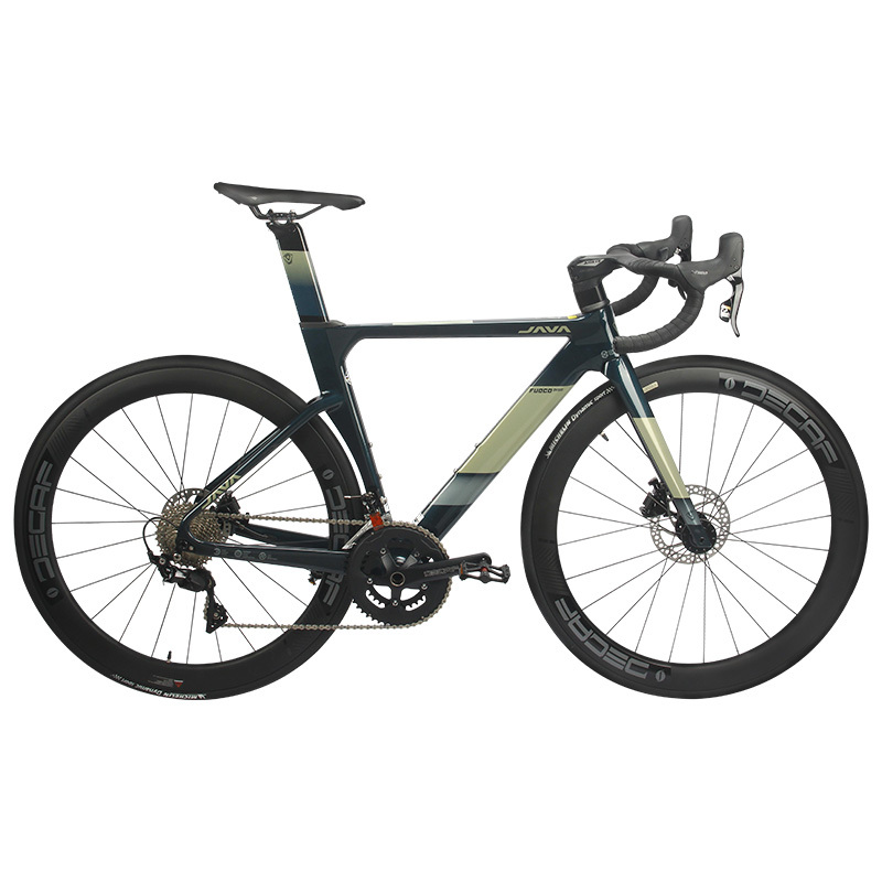 Java Fuoco Top 24 Speed Carbon Fiber Road Bike with Hydraulic Disc ...