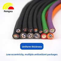 Cadena Portacables Industrial de PVC, 2-8 Hilos, 20-24AWG, IP67, Bajo Voltaje, 200m/rollo, para Aplicaciones de Robots CNC y Energía