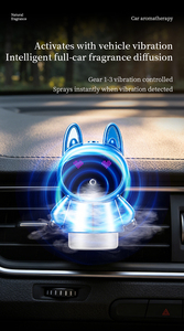 Cute Cartoon <strong>Car</strong> Vent Aroma <strong>Diffuser</strong> <strong>Refillable</strong> Essential Oil Bottle for Holiday Creative Gift Fits All Air Outlets - Product Image 5