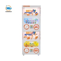 Máquina Expendedora de Juguetes en Cápsulas Gacha Gachapon Automática de Doble Cubierta, Económica y Comercial de WANGERBAO, Operada con Monedas, para Diversión en Arcade