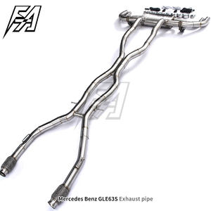 Für Mercedes-Benz GLE63S abgestimmte Auspuff anlage Hochleistungs-Catback-Auspuffrohr elektronischer Ventils chall dämpfer Auspuff - Product Image 4