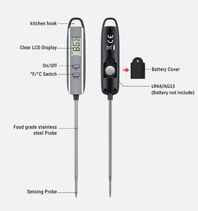 Offre Spéciale Portable lecture instantanée numérique cuisine alimentaire thermomètre métal pour <span class=keywords><strong>pain</strong></span> <span class=keywords><strong>four</strong></span> fumeur viande mesure de la température - Product Image 5