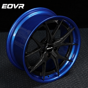 Rines Forjados EVOR Personalizados de 22, 24 y 26 Pulgadas, Color Azul, 5x120, 5x130, 6x139.7, Centro Negro, para Autos de Pasajeros <span class=keywords><strong>BMW</strong></span> - Product Image 5