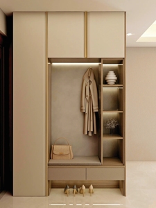 Mobile Portascarpe Moderno Minimalista per Ingresso e Soggiorno, Costruzione in Legno, Installazione a Pavimento, <span class=keywords><strong>Dimensioni</strong></span> Personalizzabili - Product Image 5