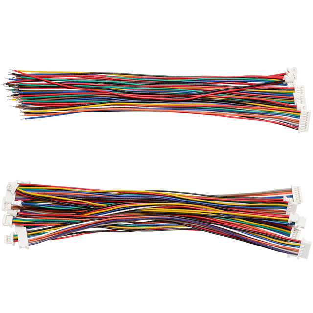 SH1.0mm Terminal Wire PE Tinned Copper Conductor Single/Double Head 30awg Color Electronic Connection Wire 10cm/20cm Made China