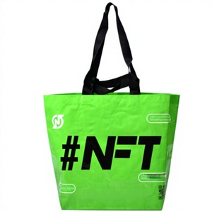 <span class=keywords><strong>Bolsa</strong></span> de Regalo Tejida a Mano con Estampado Animal, Laminación Atractiva, Forma de Barco, Impresión Colorida en PP para Compras y Comercio - Product Image 1