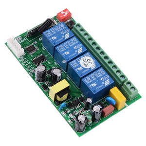 AC110V 220V 4 canales 433Mhz Controles remotos inalámbricos <span class=keywords><strong>RF</strong></span> Interruptor Receptor remoto Modulador Transmisor y receptor <span class=keywords><strong>RF</strong></span> - Product Image 3