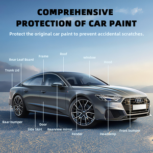 Pellicola PPF in TPU a riparazione autonoma avanzata 8.5mil con rivestimento nano funzionale invisibile per auto di lusso - Ingrosso per concessionari 4S - Product Image 4