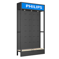 Penjualan Laris Rak Display Casing Ponsel Toko Ritel Universal Rak Display Aksesori Ponsel Logam dengan Kait Pasak