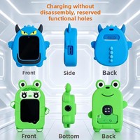 Étui de protection universel en silicone souple pour montre connectée enfant avec sangle tour de cou et protection pour téléphone portable