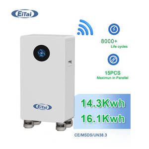 Custodia batteria EITAI 16Kwh 15Kwh 51.2V 48V litio Lifepo4 pastella solare 51V 340Ah 320Ah 280Ah 200Ah 100 Ah 16S - Product Image 1