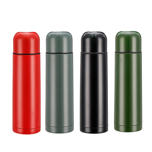 Taza recta de gran capacidad ecológica de acero inoxidable, 6-12 horas de aislamiento térmico, termo portátil de diseño clásico - Product Image 2