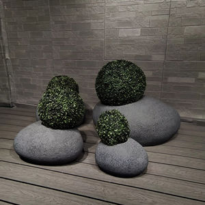 Offre Spéciale Grands Pots de Plantes en Fibre de Verre Ornement de Jardin Décoration Intérieure Vase sur Pied OEM Jardinière Intérieure/Extérieure Peinte Écologique - Product Image 1