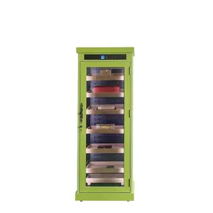 Cigar humidor cabinet manufacturer displays large luxury cigar cabinet humidor for Dubai